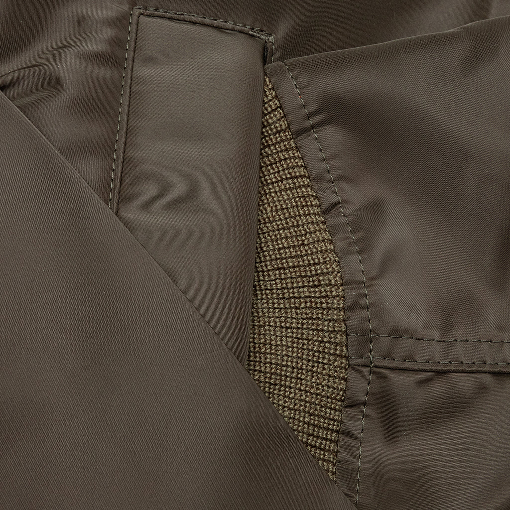 Nylon Twill Blouson - Khaki - Image 3