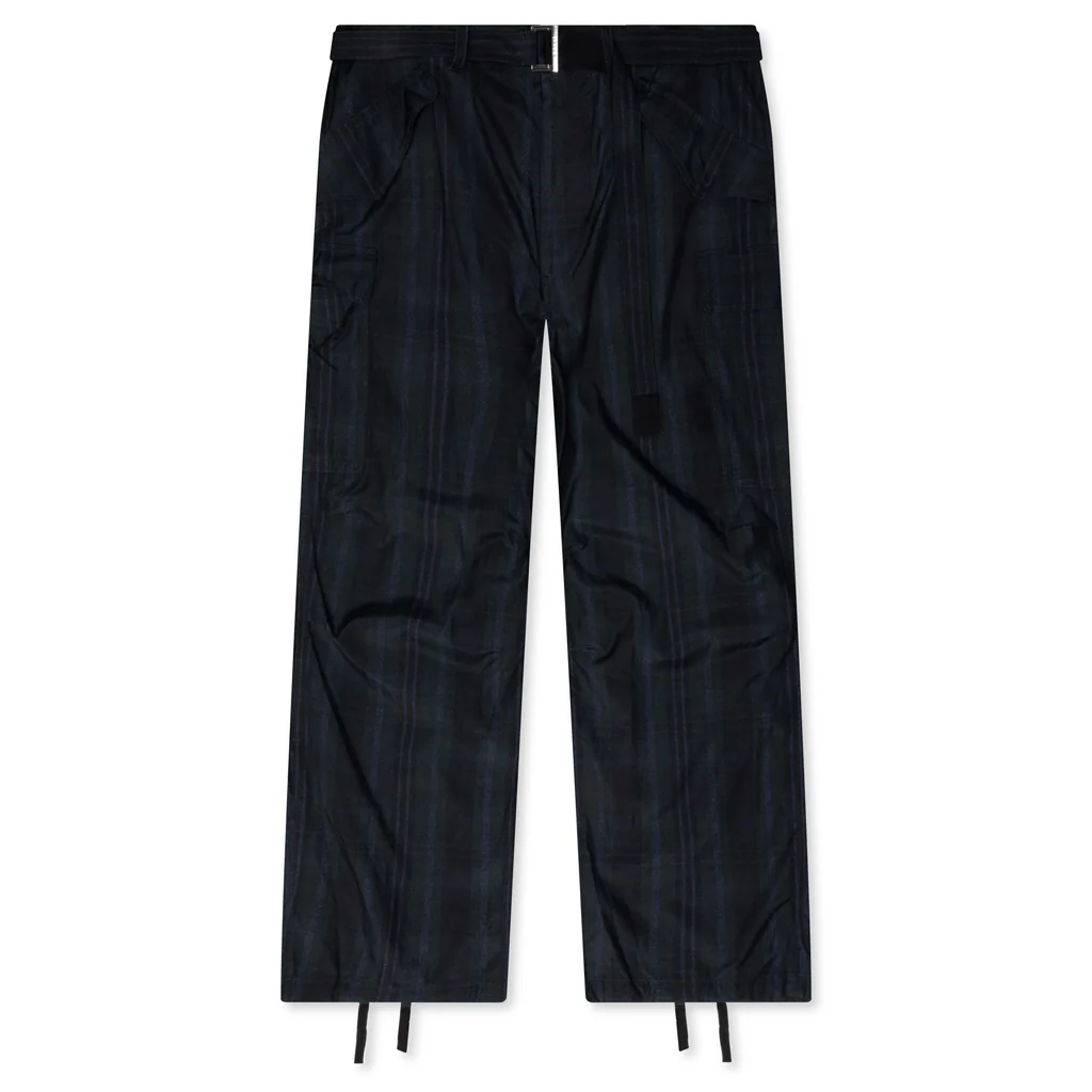 Plaid Pants - Black