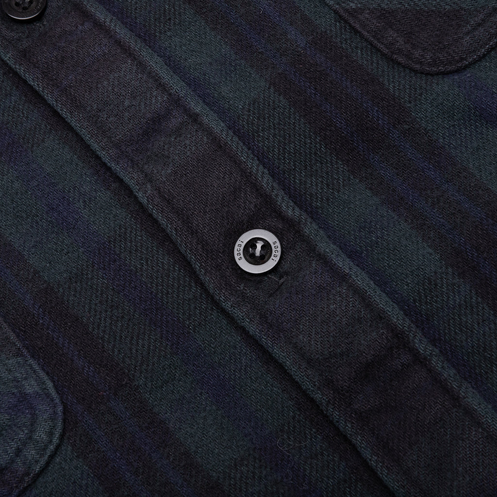 Plaid Shirt - Black - Image 4