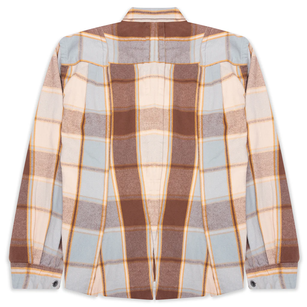 Plaid Shirt - Brown - Image 2
