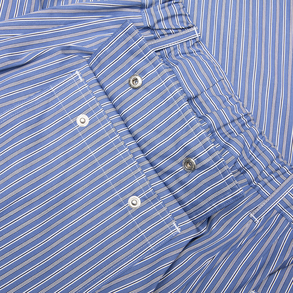 Poplin Pants - Blue Stripe - Image 5