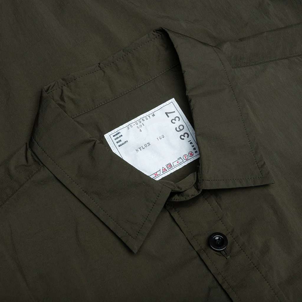 Rip Stop Shirt - Khaki - Image 3