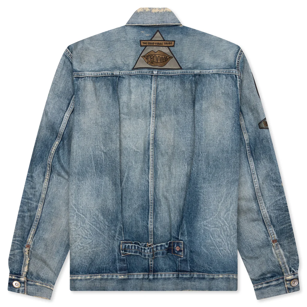 Sacai Gonz Denim Jacket - Light Blue - Image 2