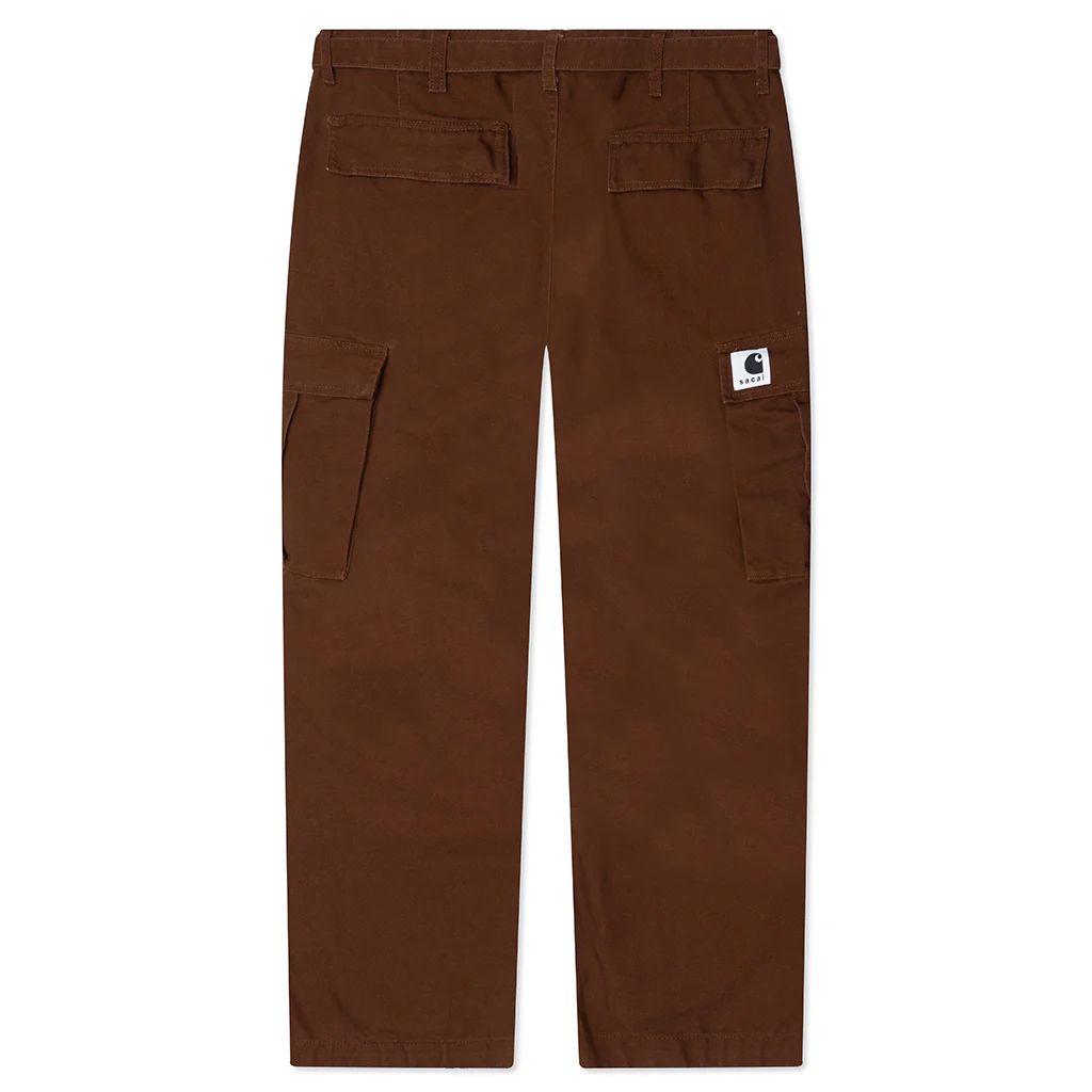 Sacai x Carhartt WIP Duck Pants - Dark Beige - Image 2
