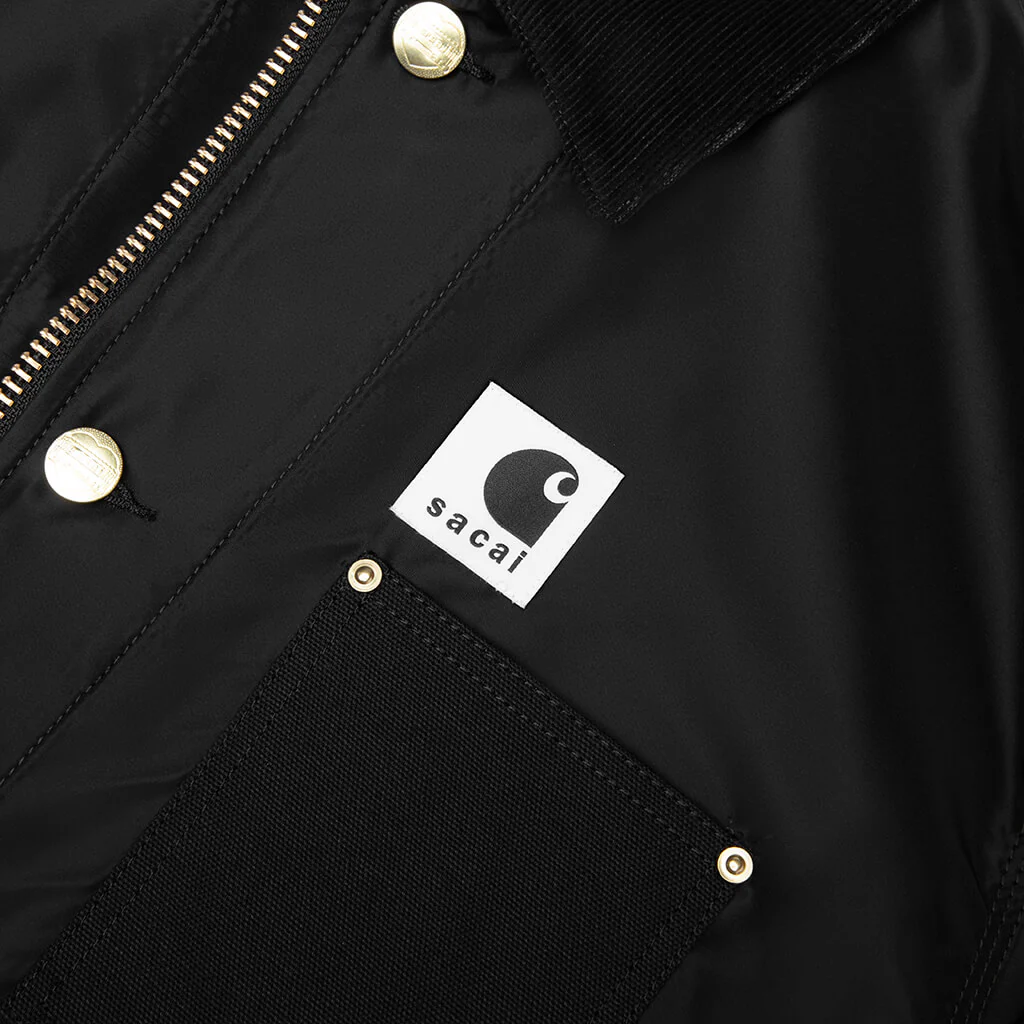 Sacai x Carhartt WIP Nylon Twill Duck Blouson - Black - Image 3