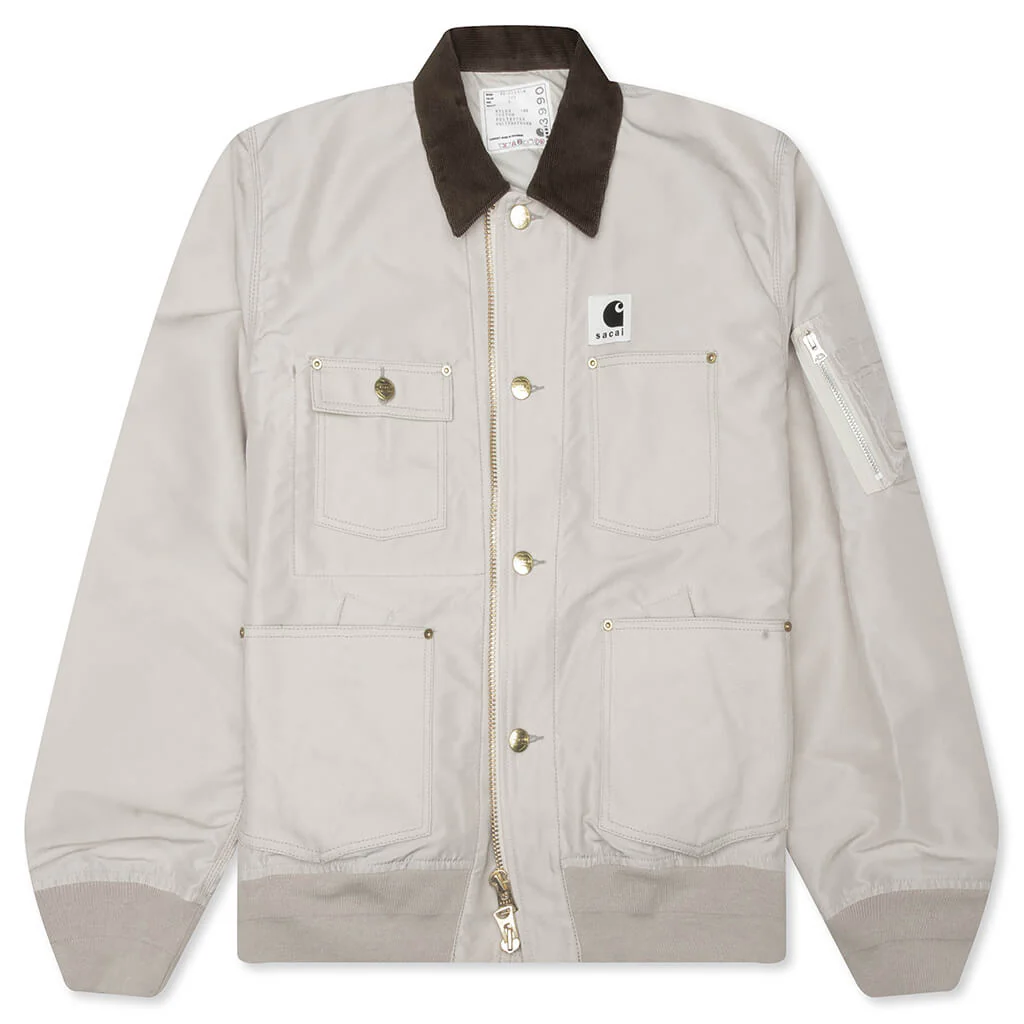 Sacai x Carhartt WIP Nylon Twill Duck Blouson - Ivory