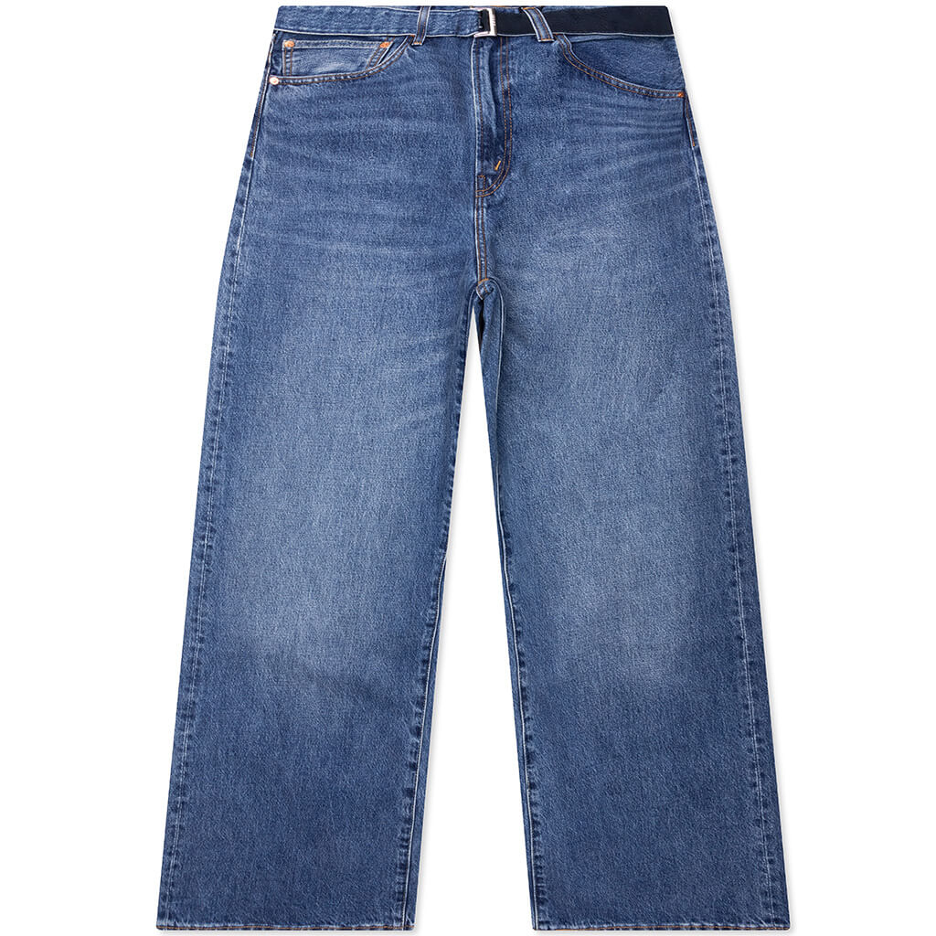 Sacai x Levi's Wide Leg Denim Pants - Blue