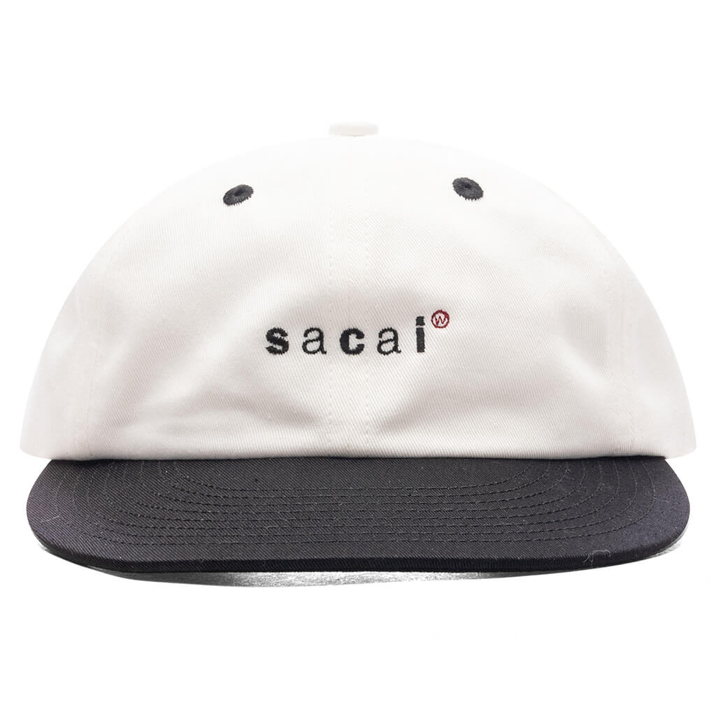 WTAPS Cotton Twill Cap - White/Black