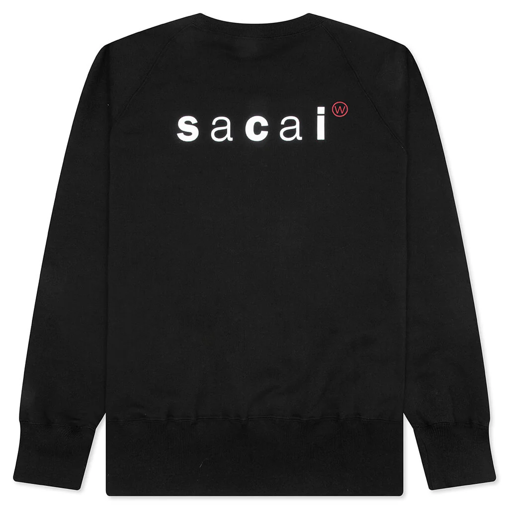 Sacai x WTAPS Print Pullover - Black - Image 2