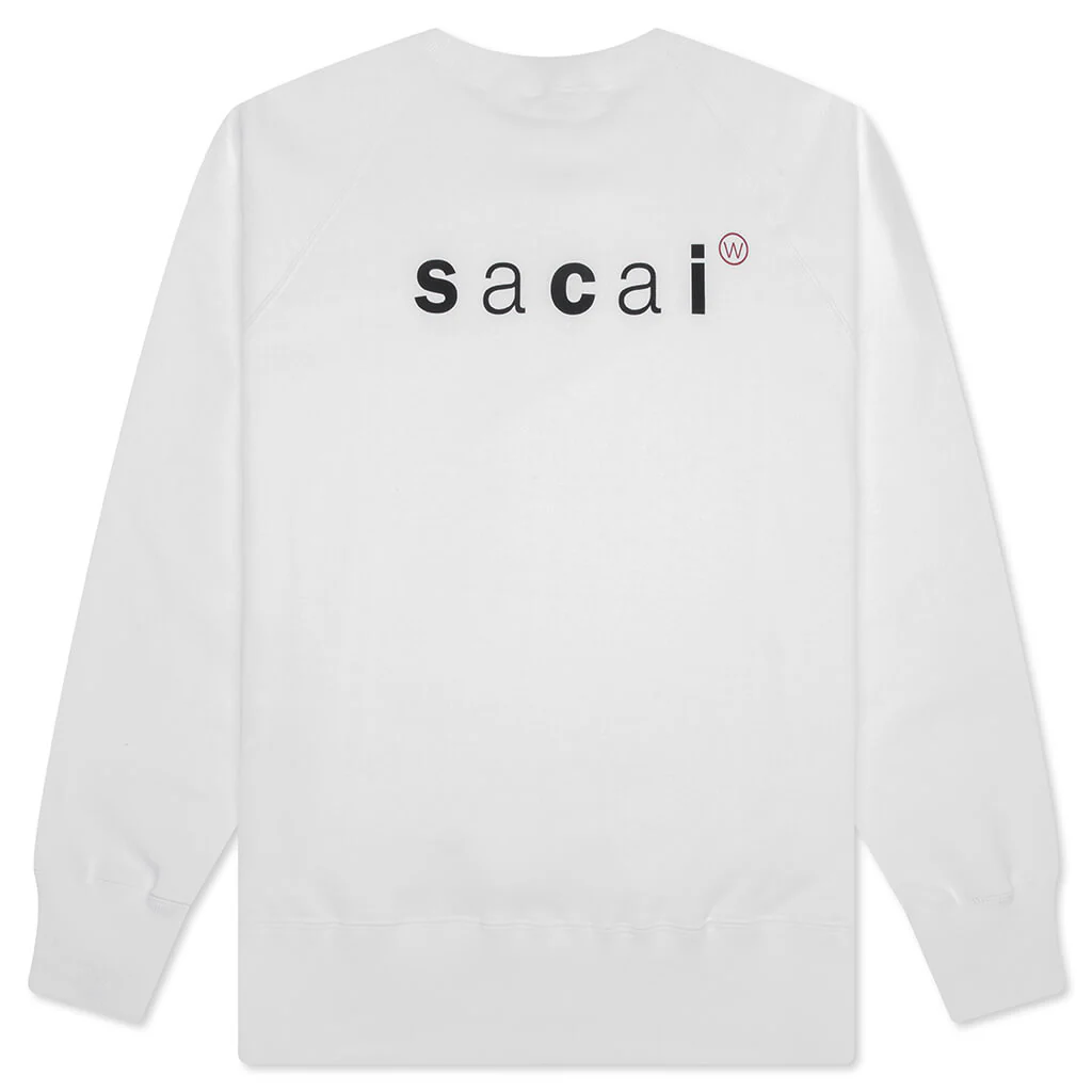 Sacai x WTAPS Print Pullover - White - Image 2