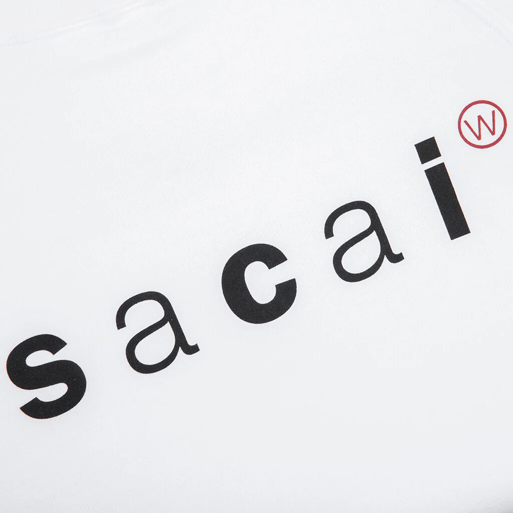 Sacai x WTAPS Print Pullover - White - Image 3