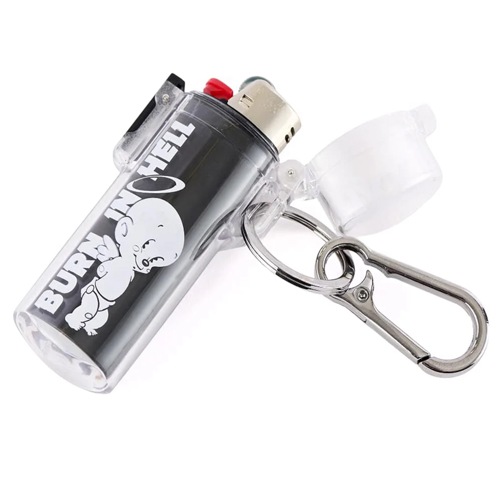 Baby Michael Burn In Hell Lighter Case - Clear - Image 2