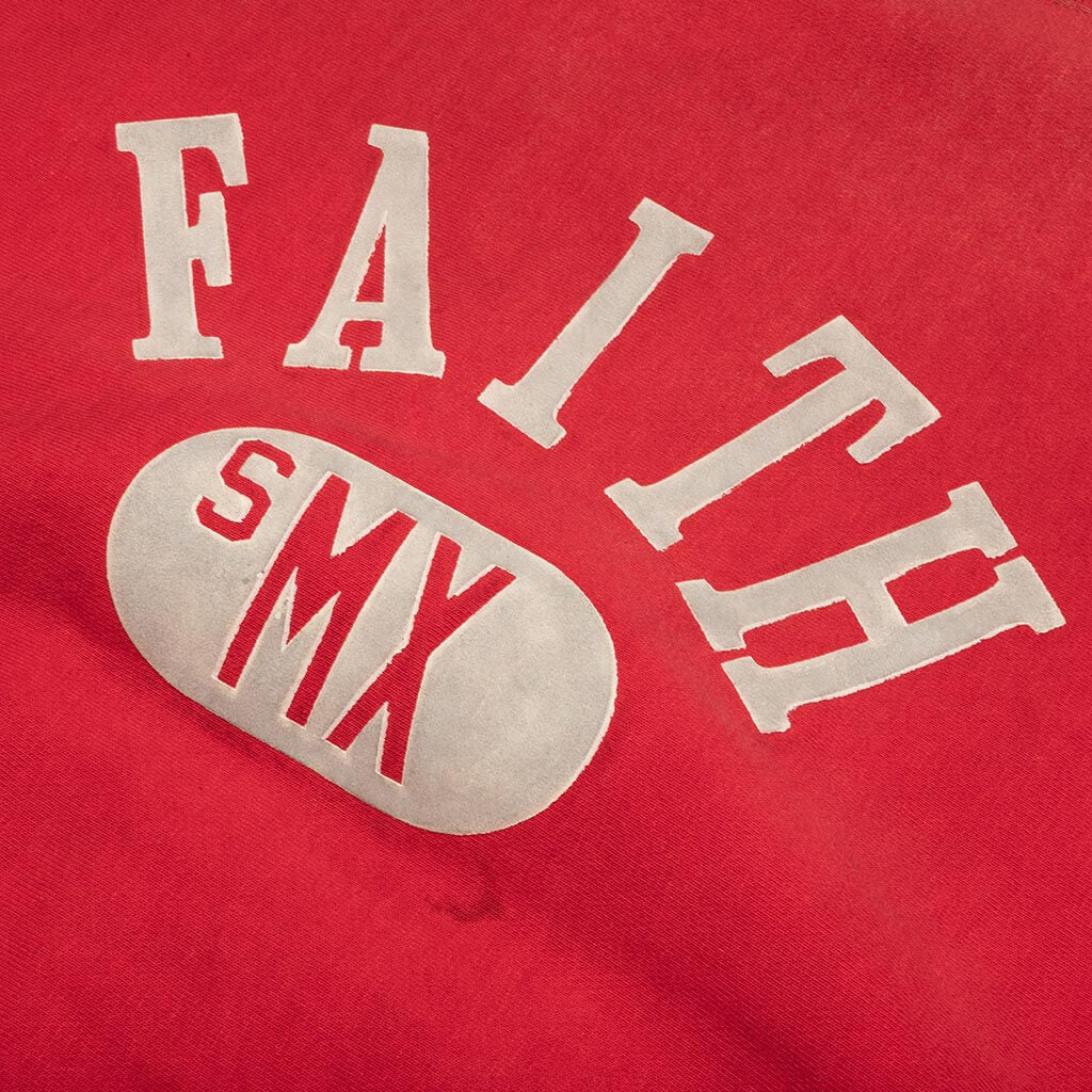 Faith Crew Sweater - Red - Image 3