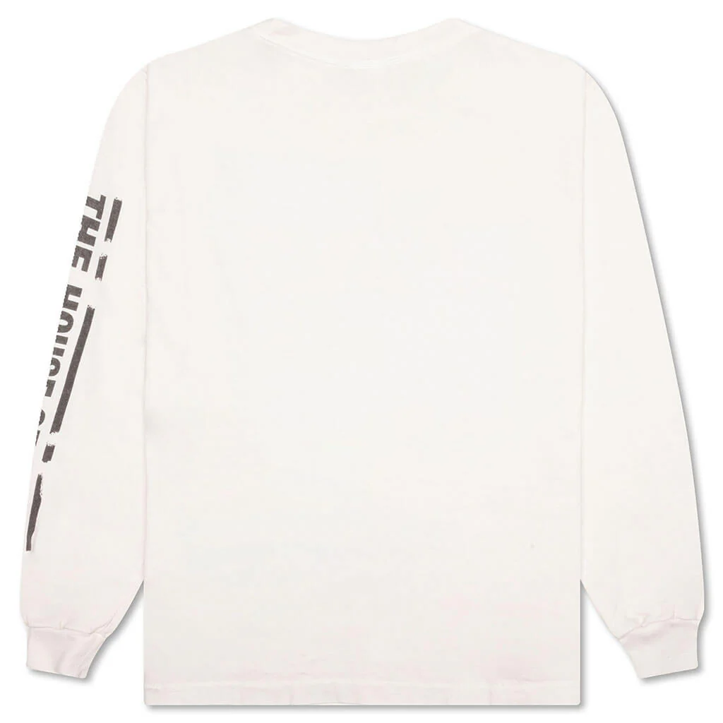 House Saint L/S Tee - White - Image 2