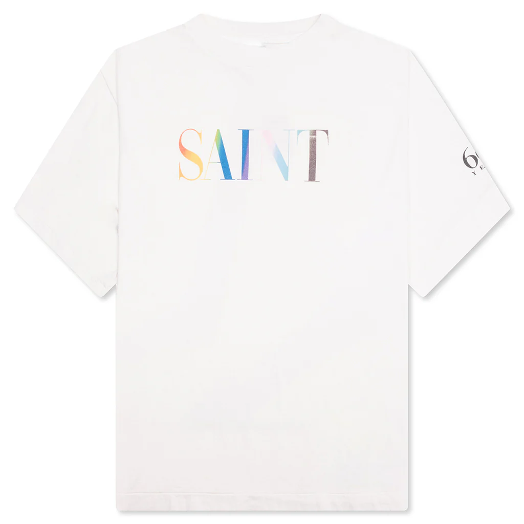 Rainbow Saint S/S Tee - White