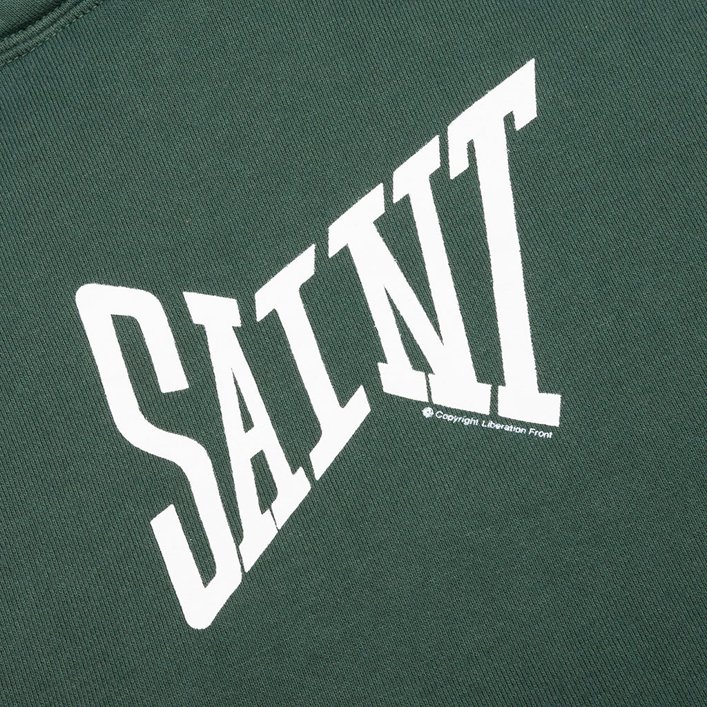 Ribon Saint Hoodie - Green - Image 3