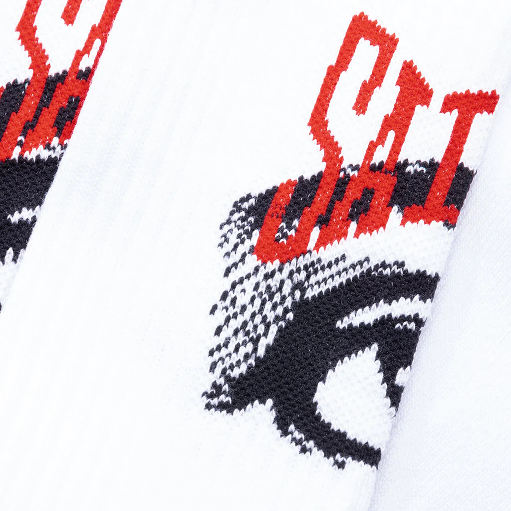 Saint Eye Socks - White - Image 2