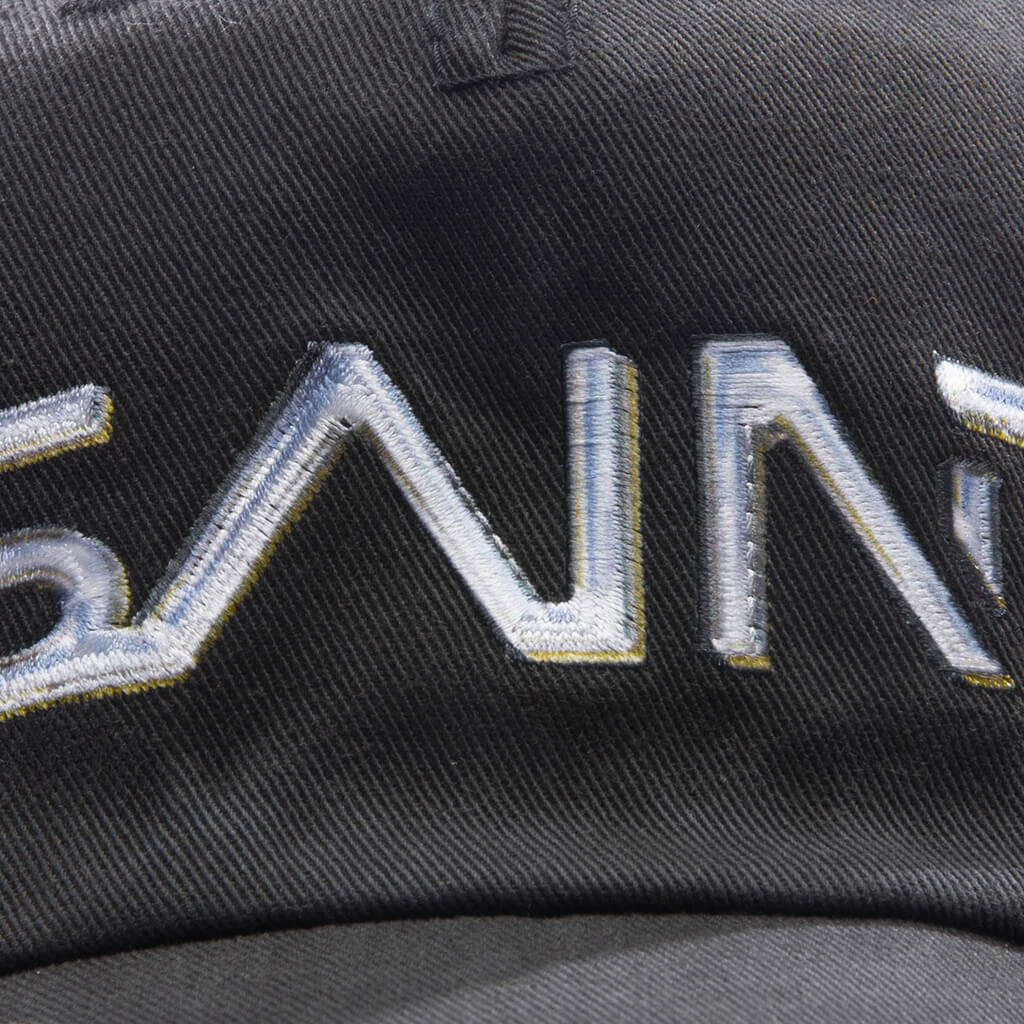 Saint M6 x Sorayama Logo Font Cap - Black - Image 2