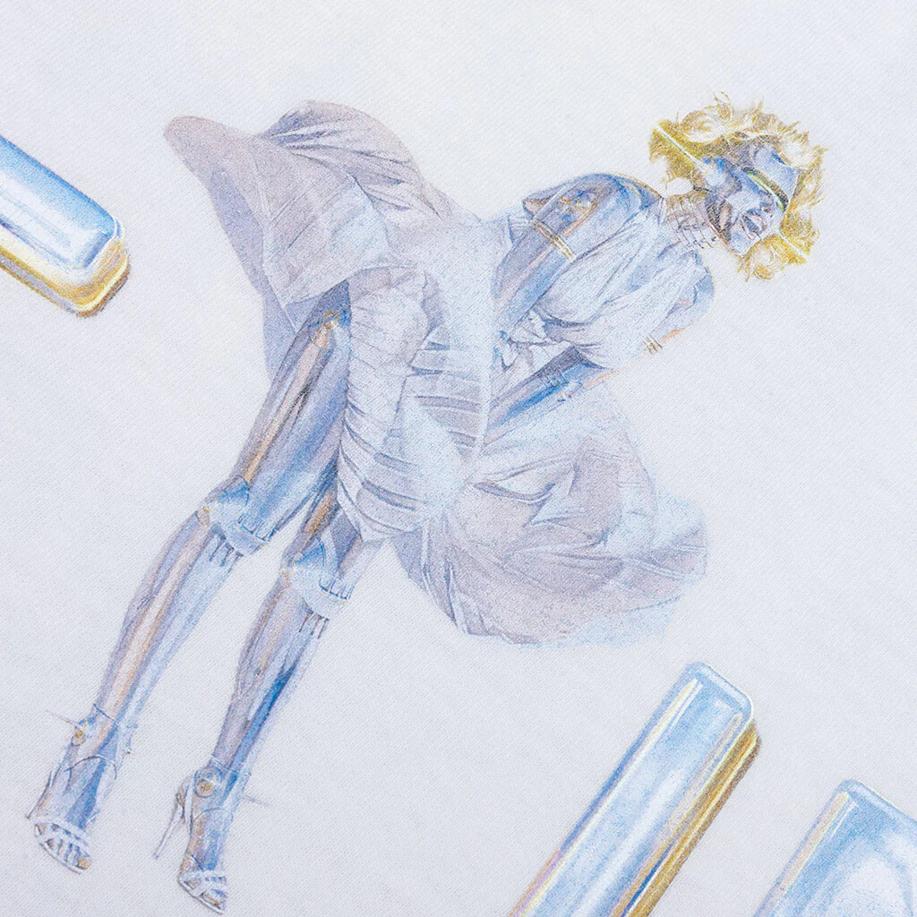 Saint M6 x Sorayama Lovers S/S Tee - White - Image 3