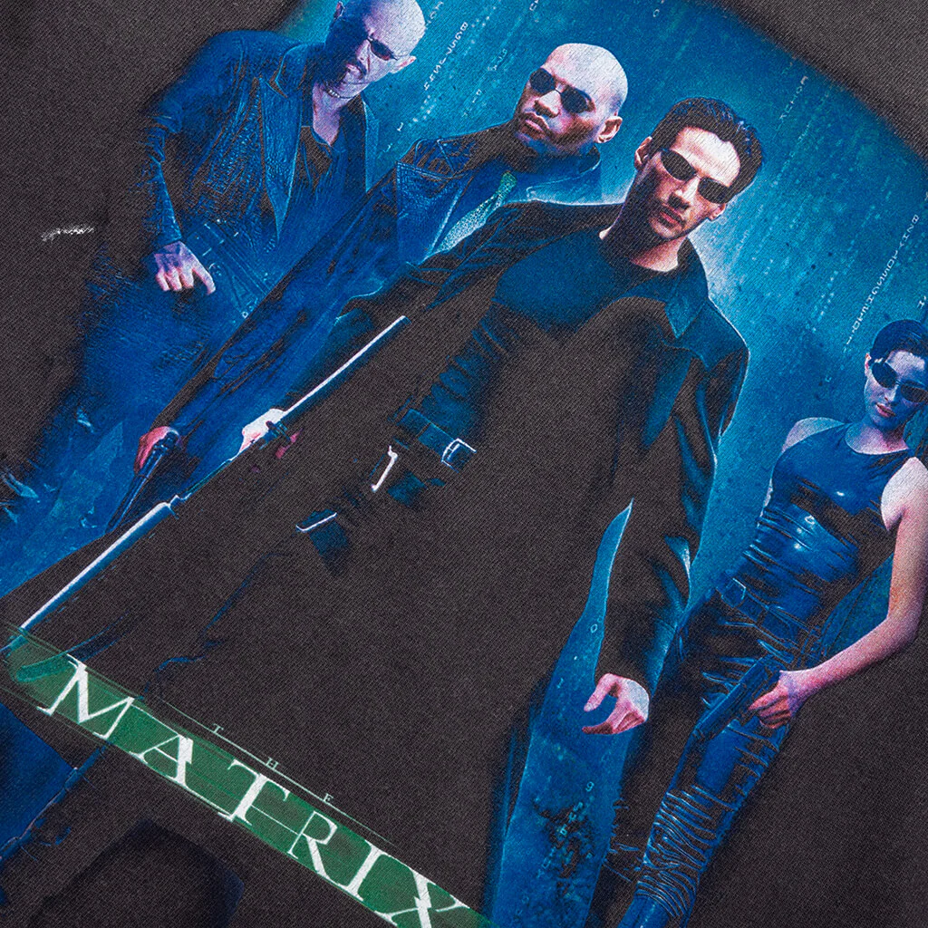 Saint M6 x The Matrix Green Logo S/S Tee - Black - Image 3
