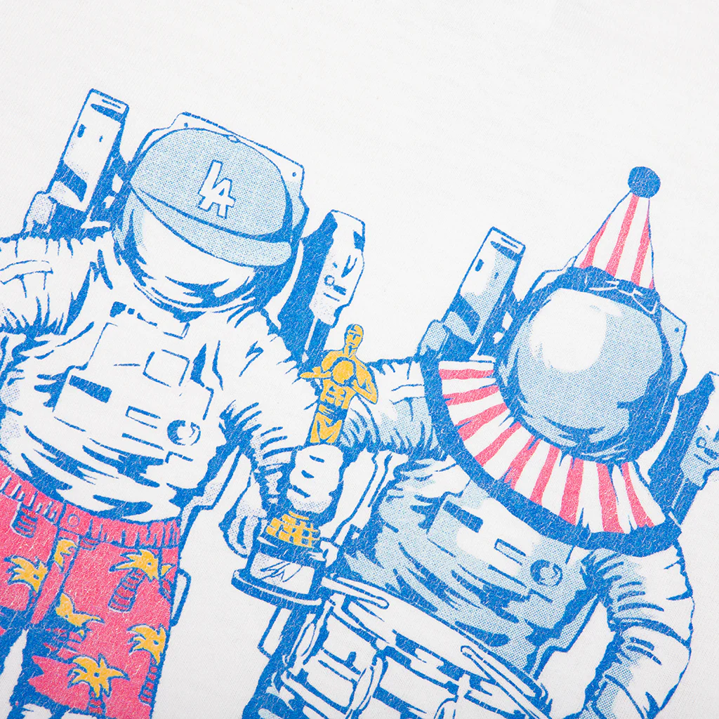 Saint Michael x Sean Wotherspoon Astro Distant Times Freaks T-Shirt - White - Image 5