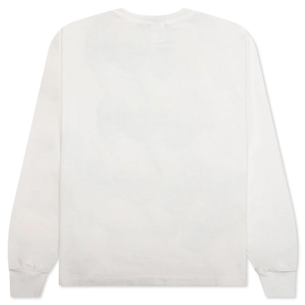 Brain L/S Tee - White - Image 2