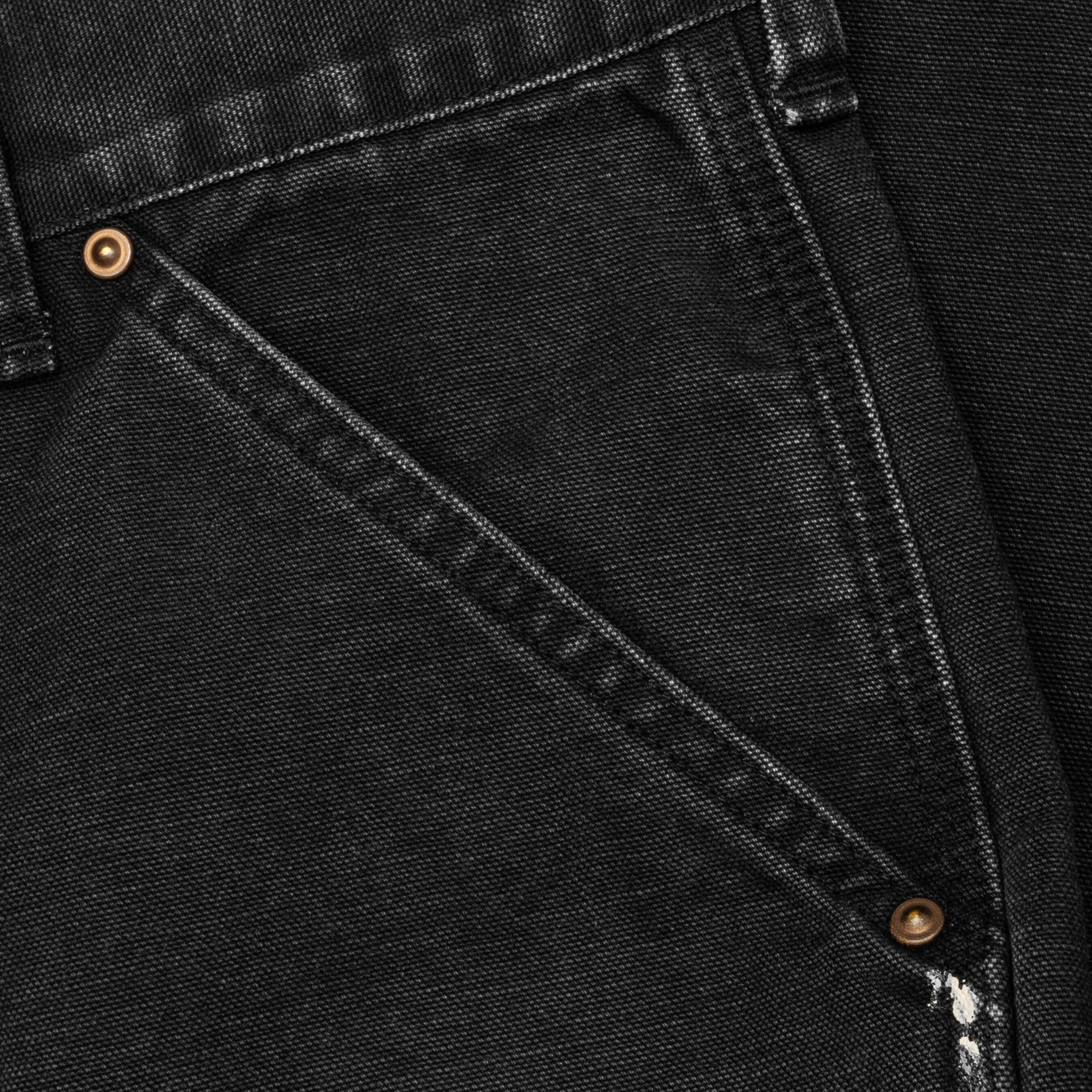 Double Knee Pants - Black - Image 3