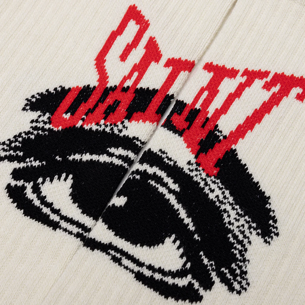 Saint Eye Socks - Ecru - Image 2