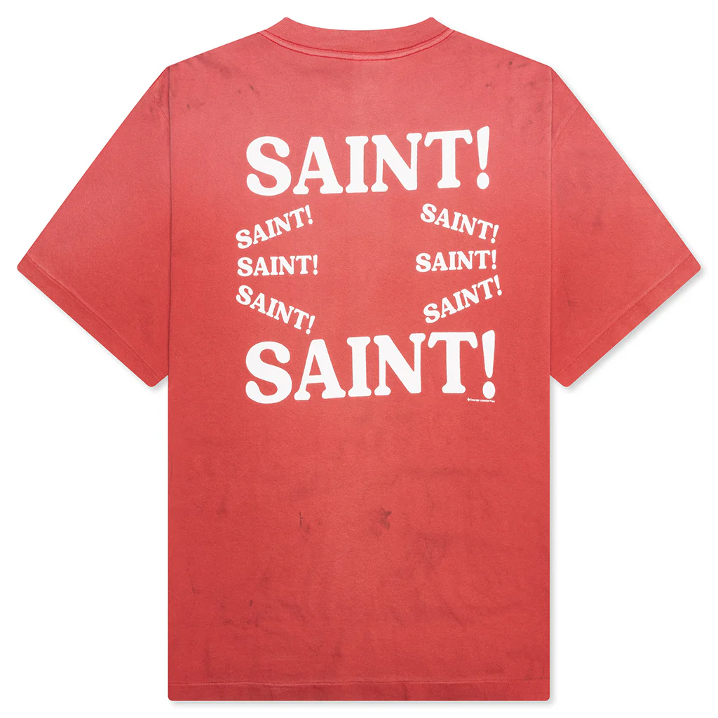 Saint! S/S Tee - Red - Image 2