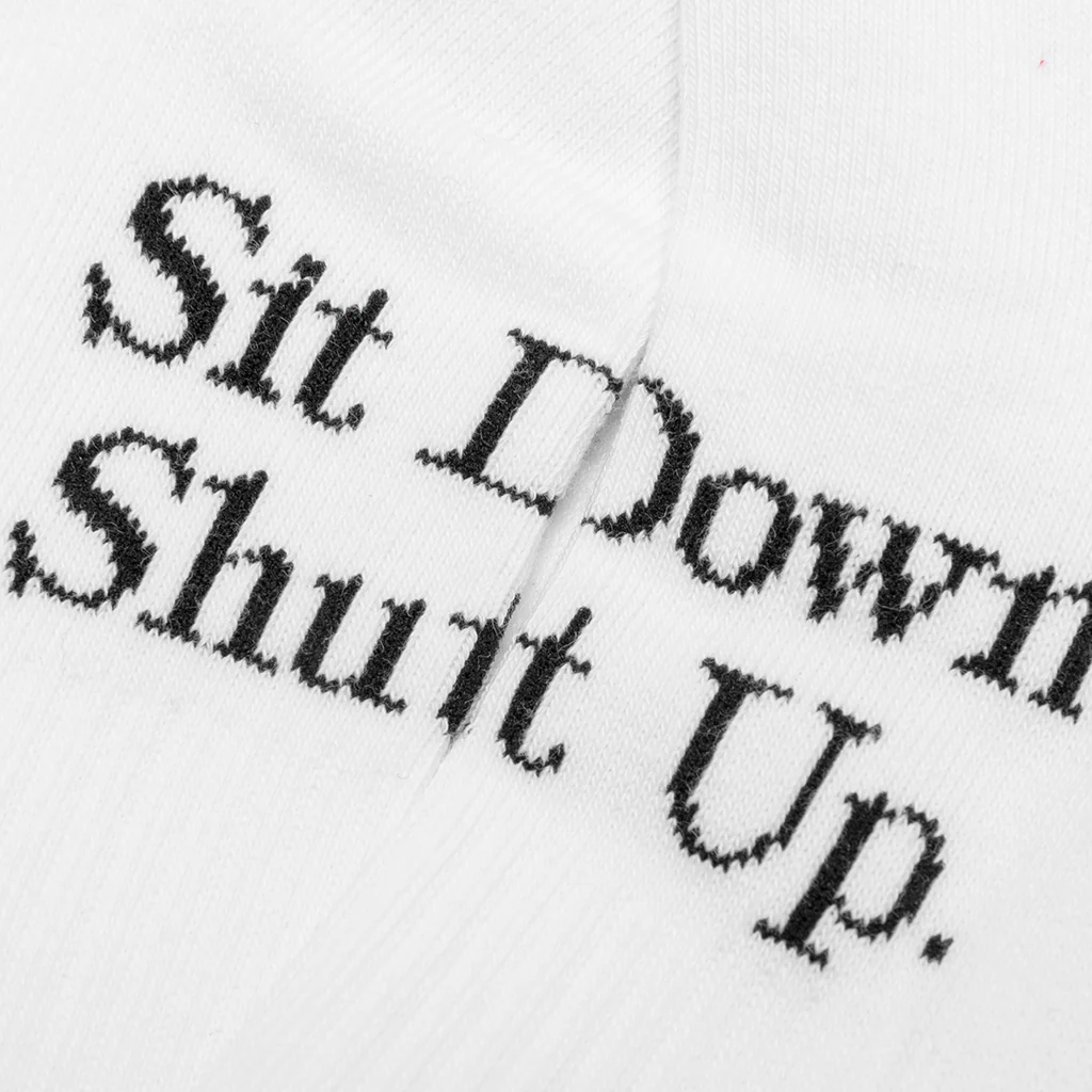 Saint Sit Down Socks - White - Image 2
