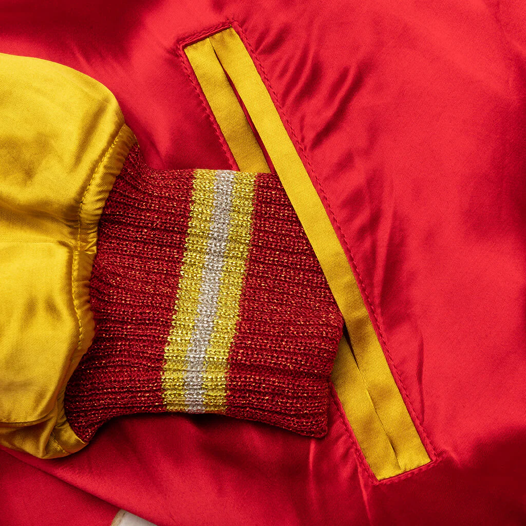 Saint Varsity Jacket - Red - Image 4