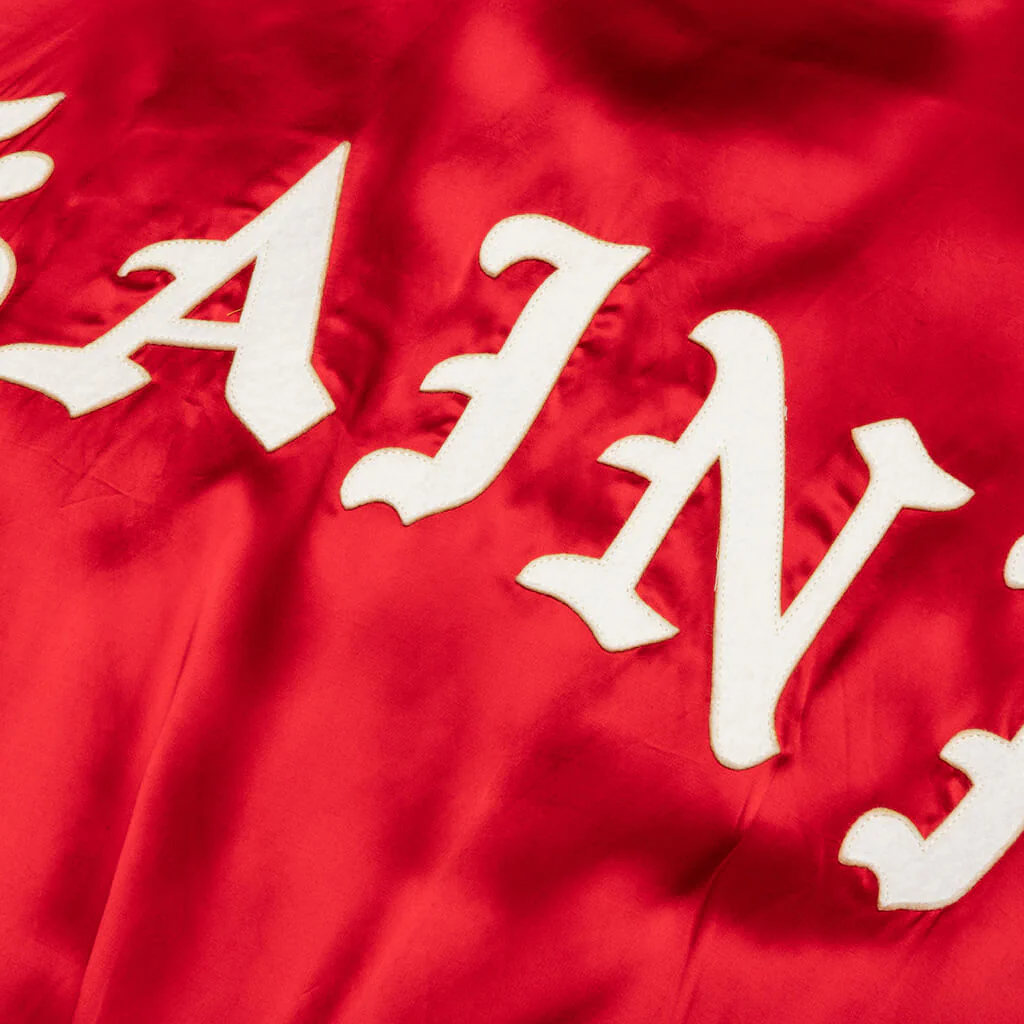 Saint Varsity Jacket - Red - Image 5