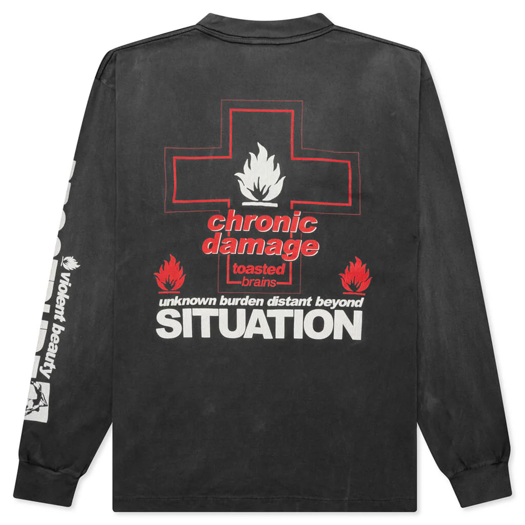 Unknown L/S Tee - Black - Image 2