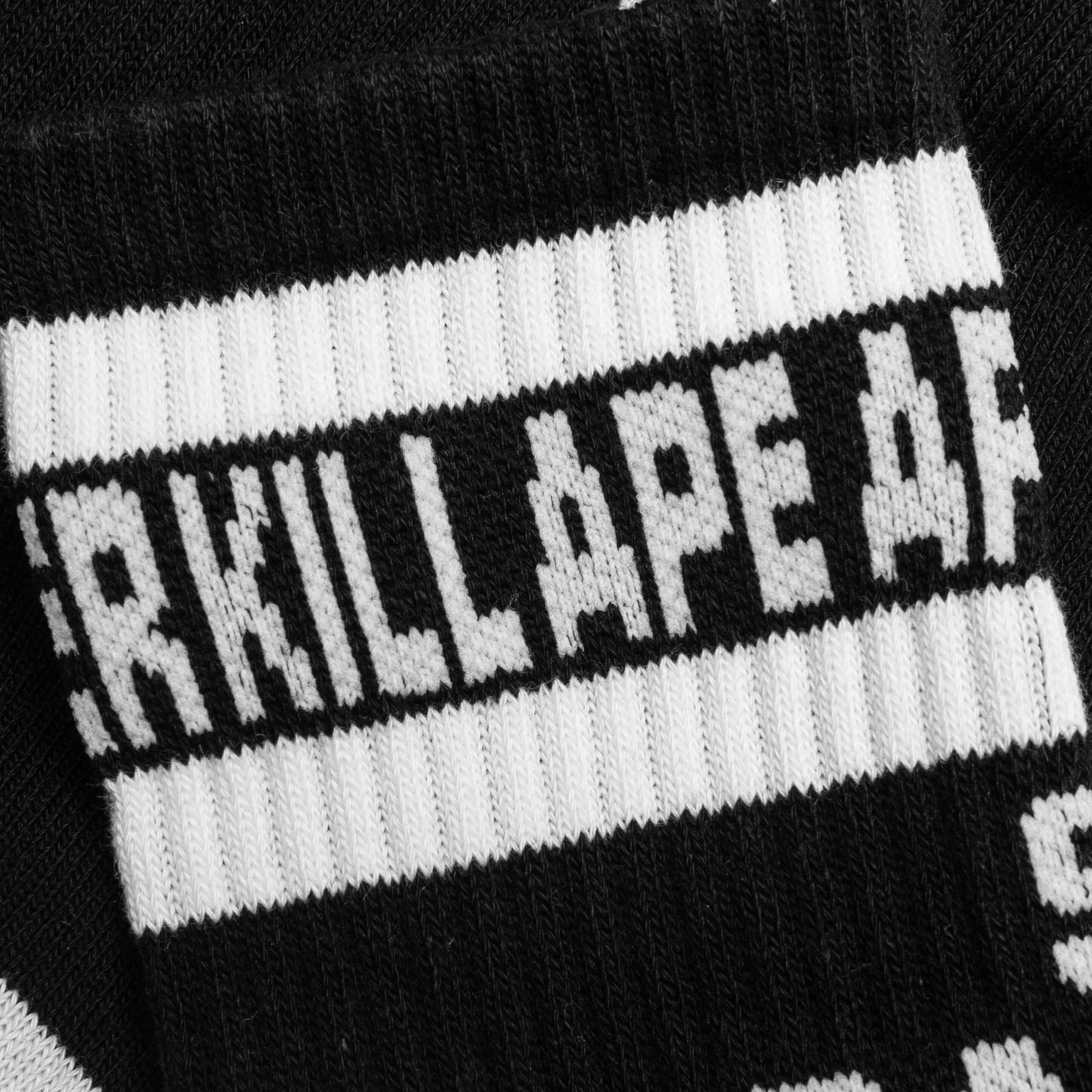 Saint Michael x A Bathing Ape Ape Socks - Black - Image 2