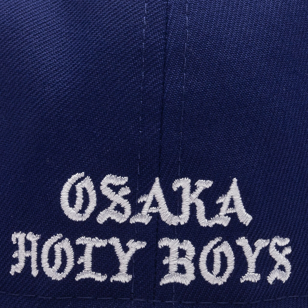 Saint Michael x Born X Raised x New Era Born Saint Cap - Blue - Image 3