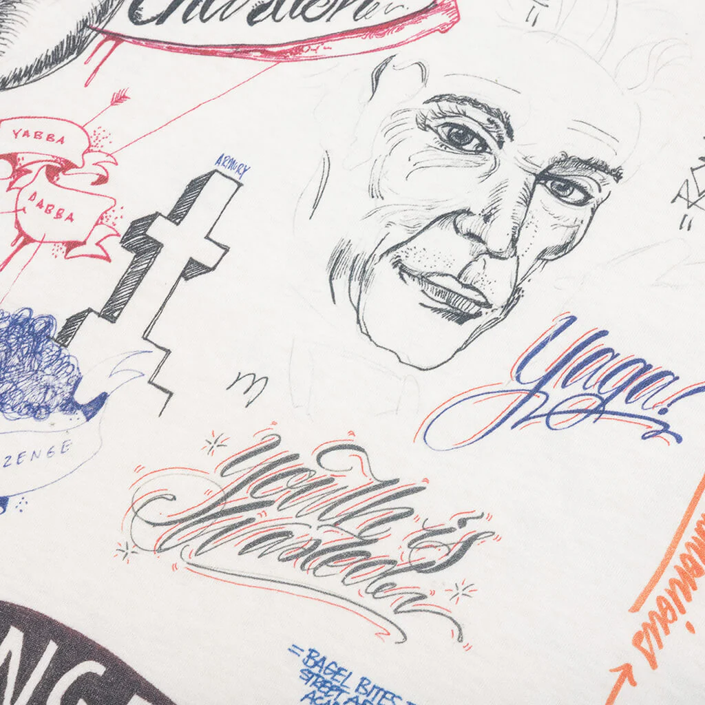 Saint Michael x Born X Raised LA L/S Tee - White - Image 4
