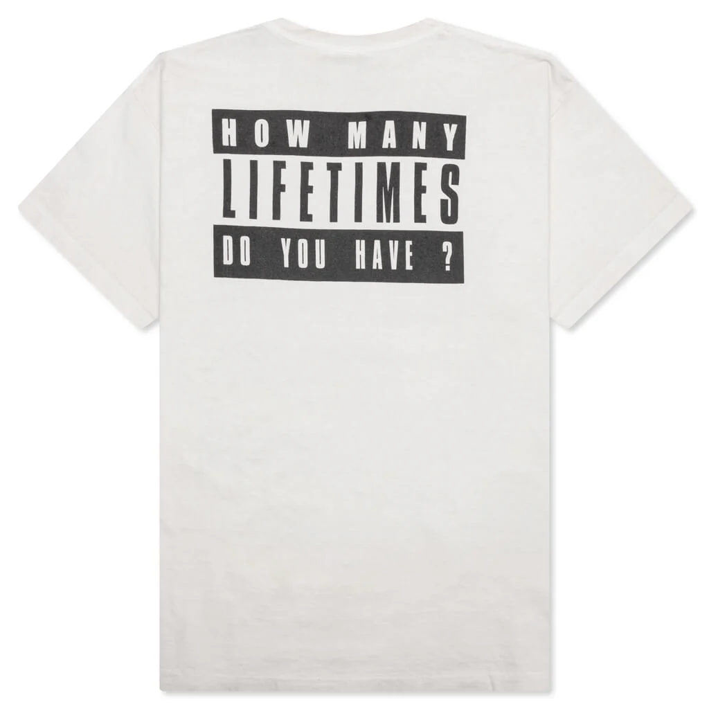 Saint Michael x Denim Tears Lives Tee S/S Tee - White - Image 2