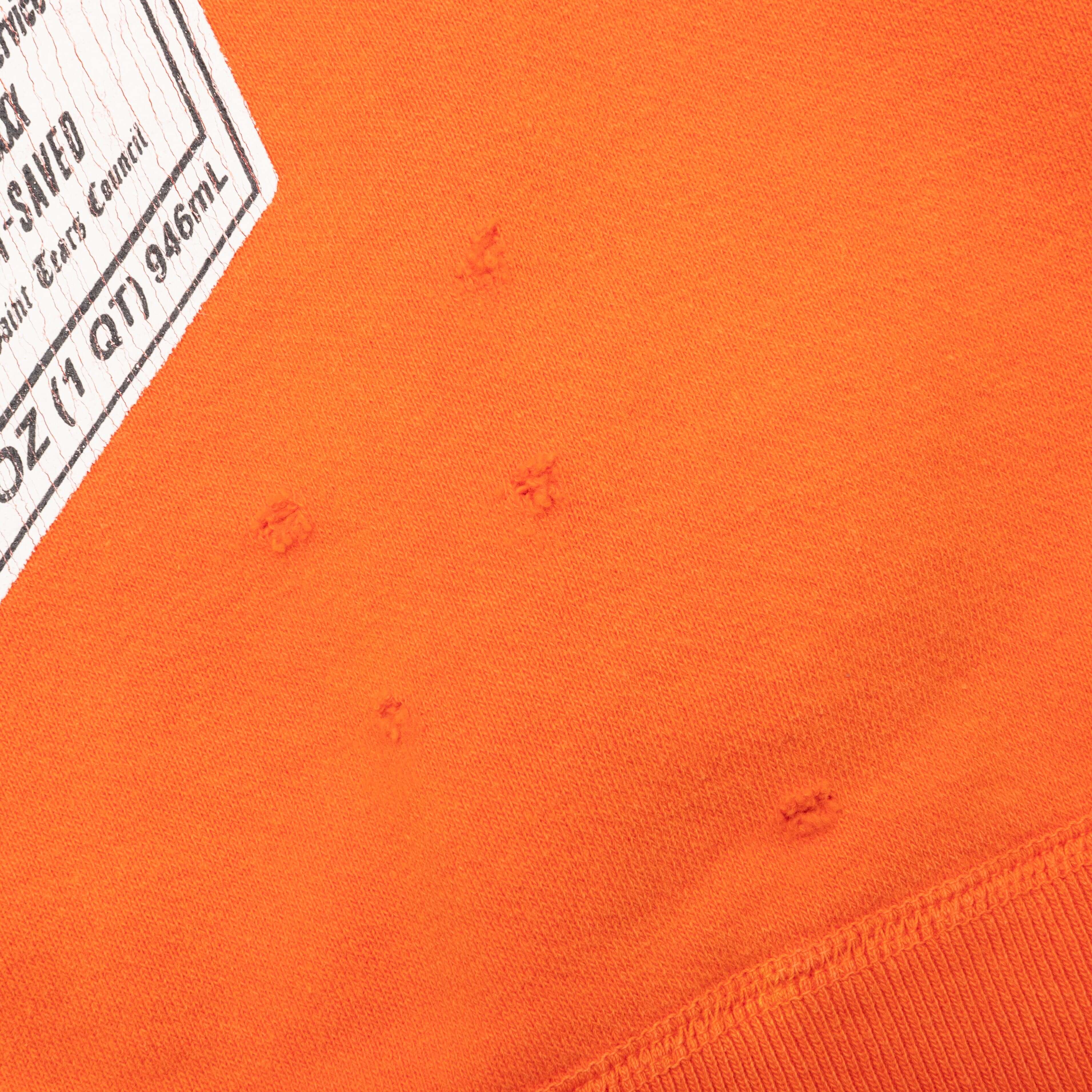 Saint Michael x Denim Tears Milk Pack Sweatshirt - Orange - Image 4