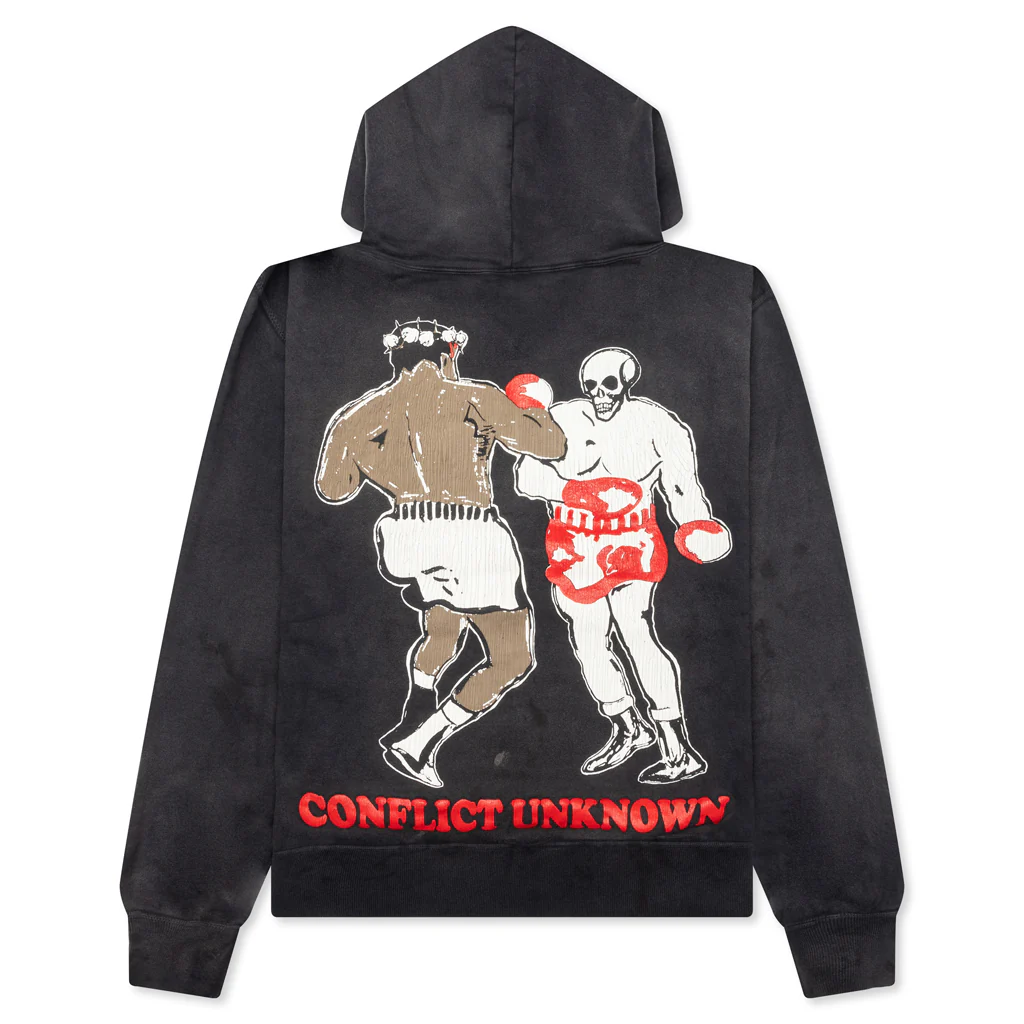 Saint Michael x Denim Tears Struggle Hoodie - Black - Image 2