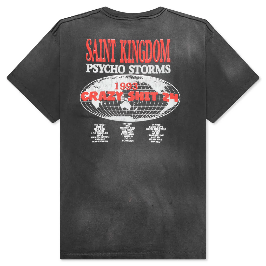 Saint Michael x Last Man St Kingdom S/S Tee - Black - Image 2