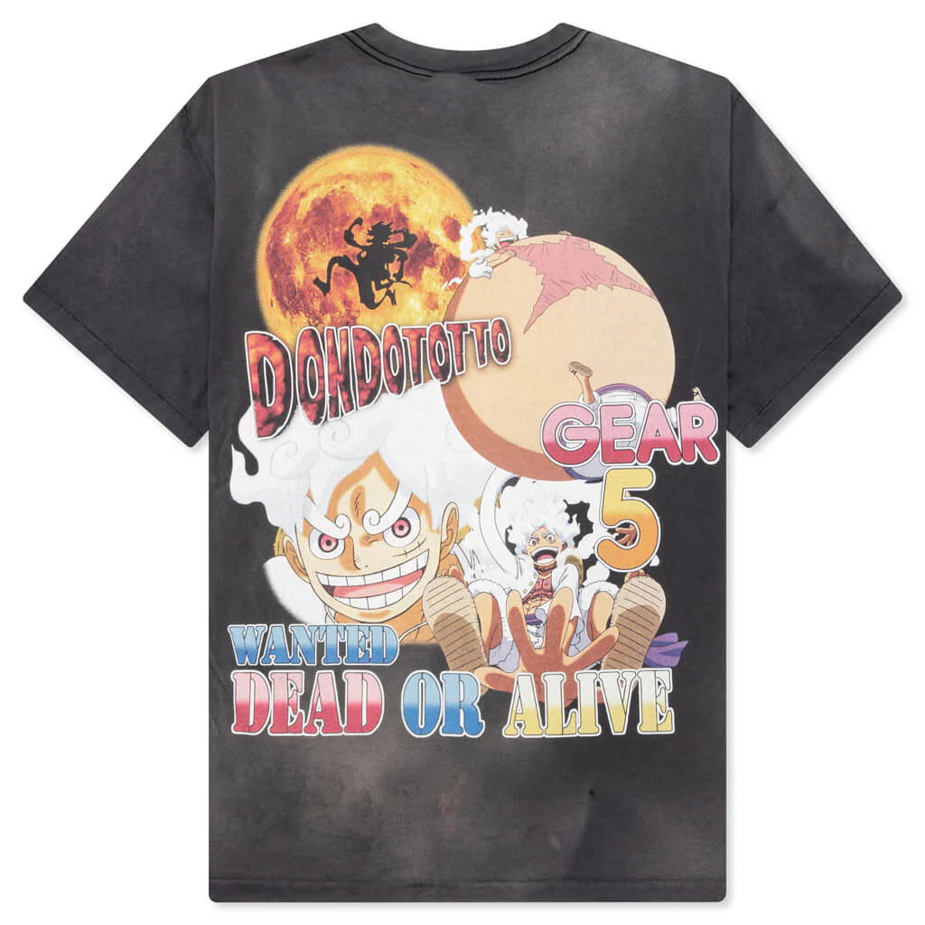 Saint Michael x One Piece T-Shirt - Black - Image 2