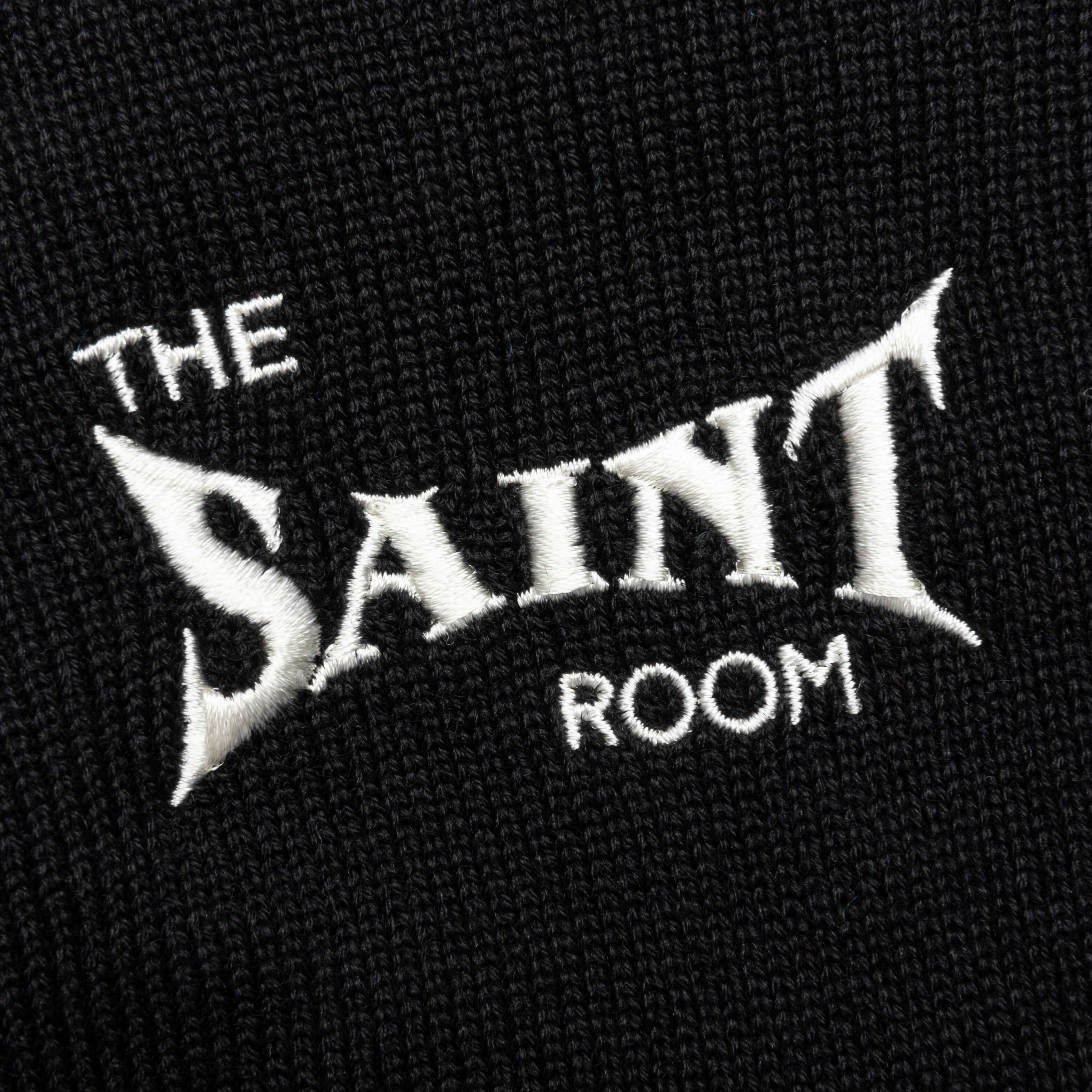 Saint Michael x Shermer Academy S Room Knit Cap - Black - Image 2