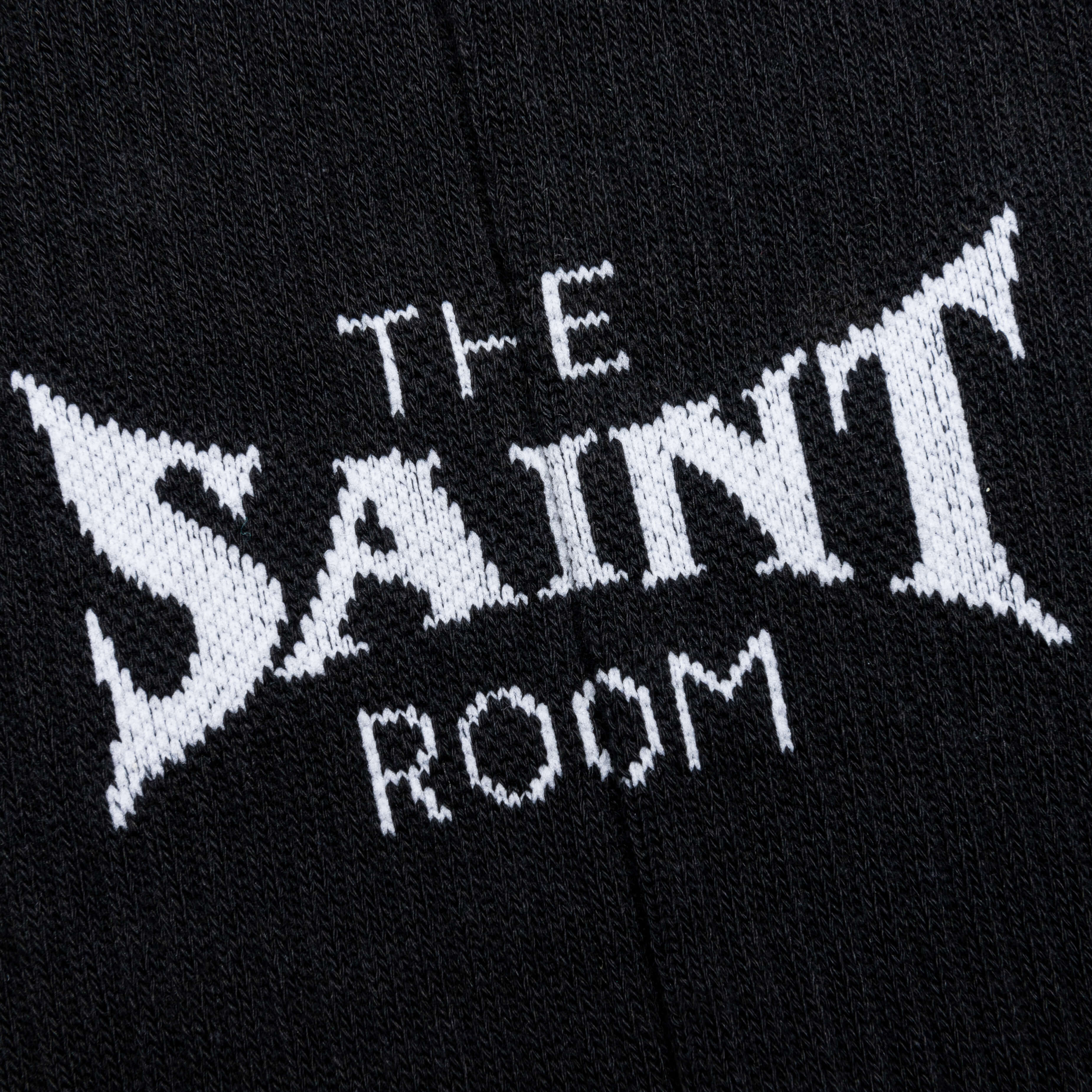 Saint Michael x Shermer Academy S Room Sock - Black/White - Image 2