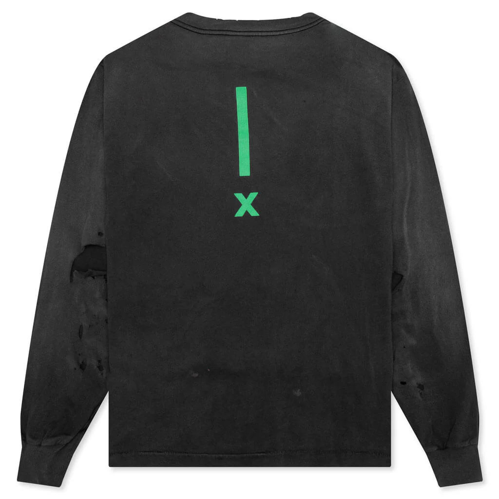 Saint Michael x Shermer Academy Saint Room L/S Tee - Black - Image 2