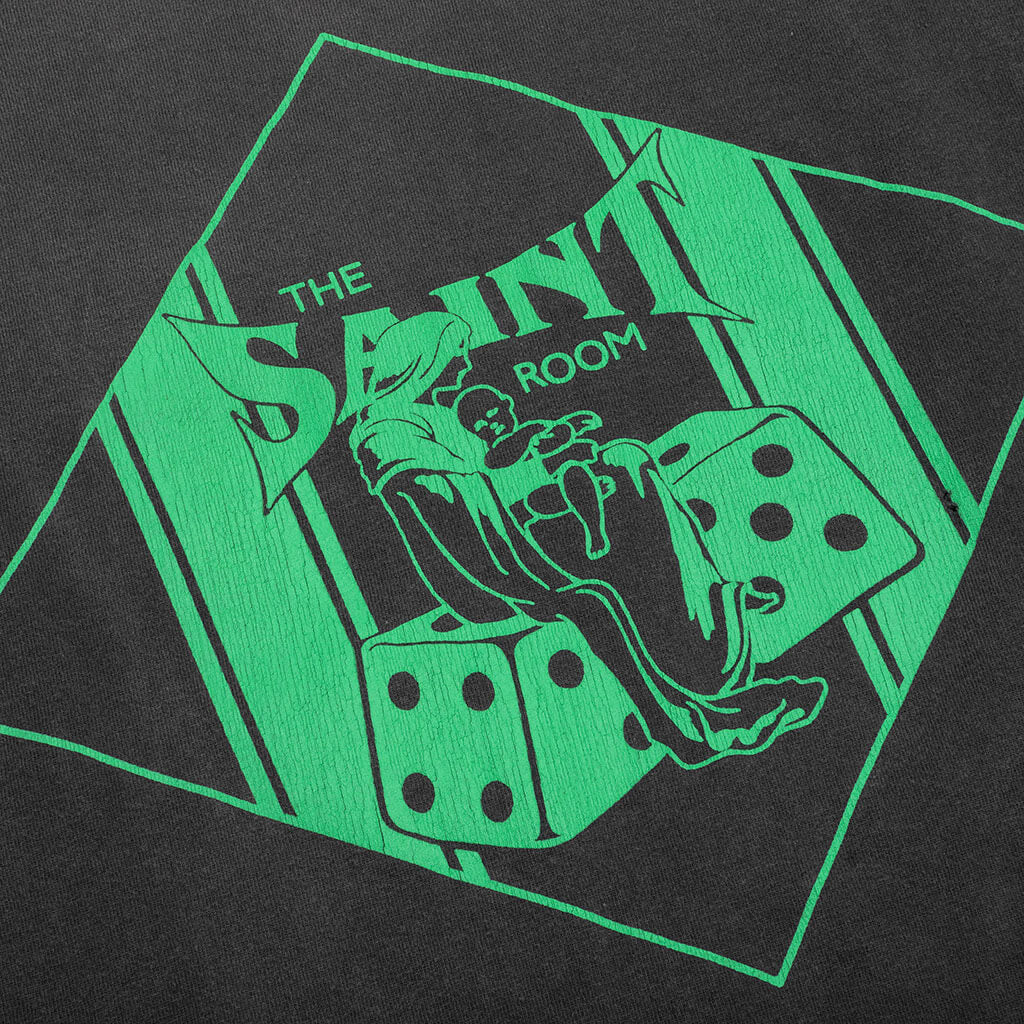 Saint Michael x Shermer Academy Saint Room L/S Tee - Black - Image 3