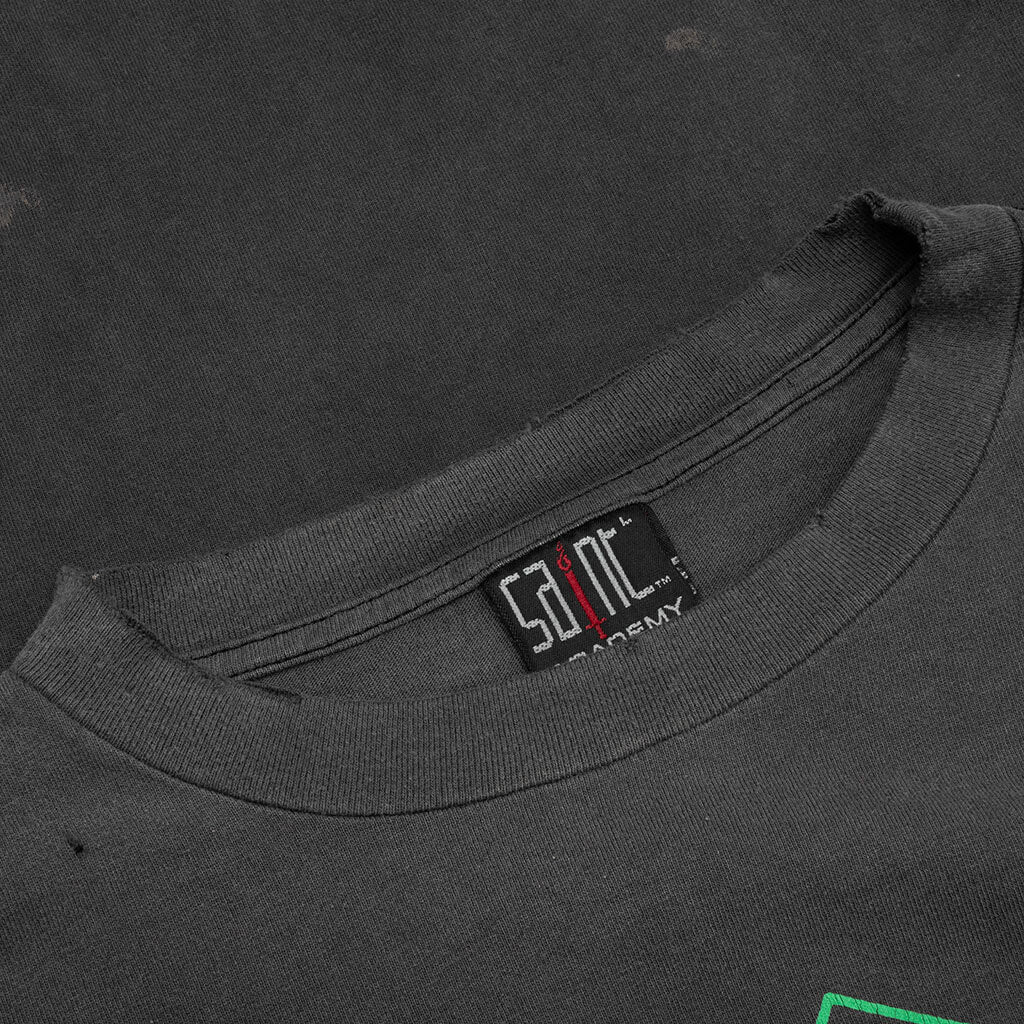 Saint Michael x Shermer Academy Saint Room L/S Tee - Black - Image 6