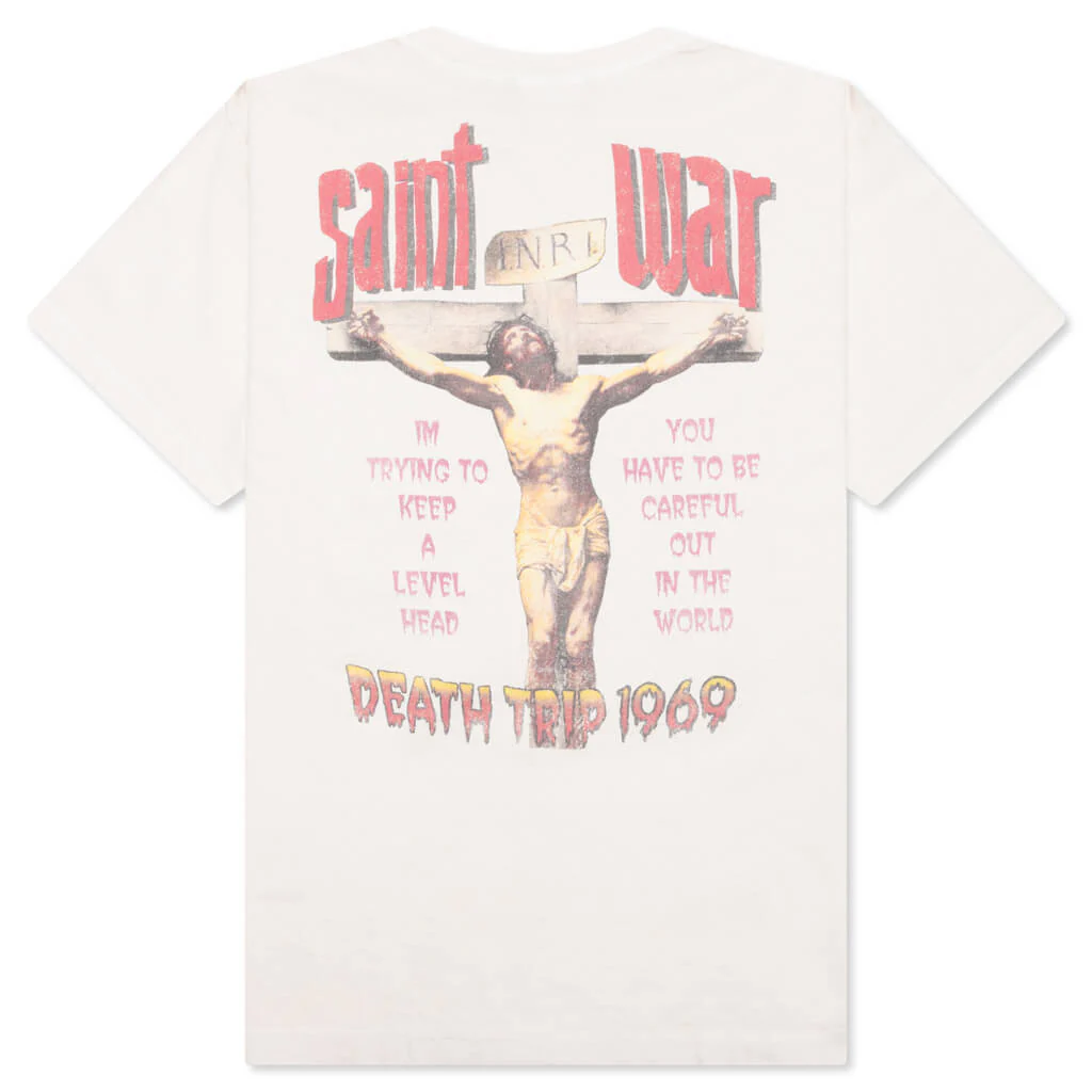 Saint War S/S Tee - White - Image 2