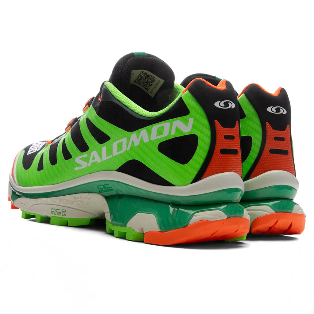 Salomon x Feid XT-4 OG Ferxxocalipsis - Black/Green Gecko/Shocking Orange - Image 2