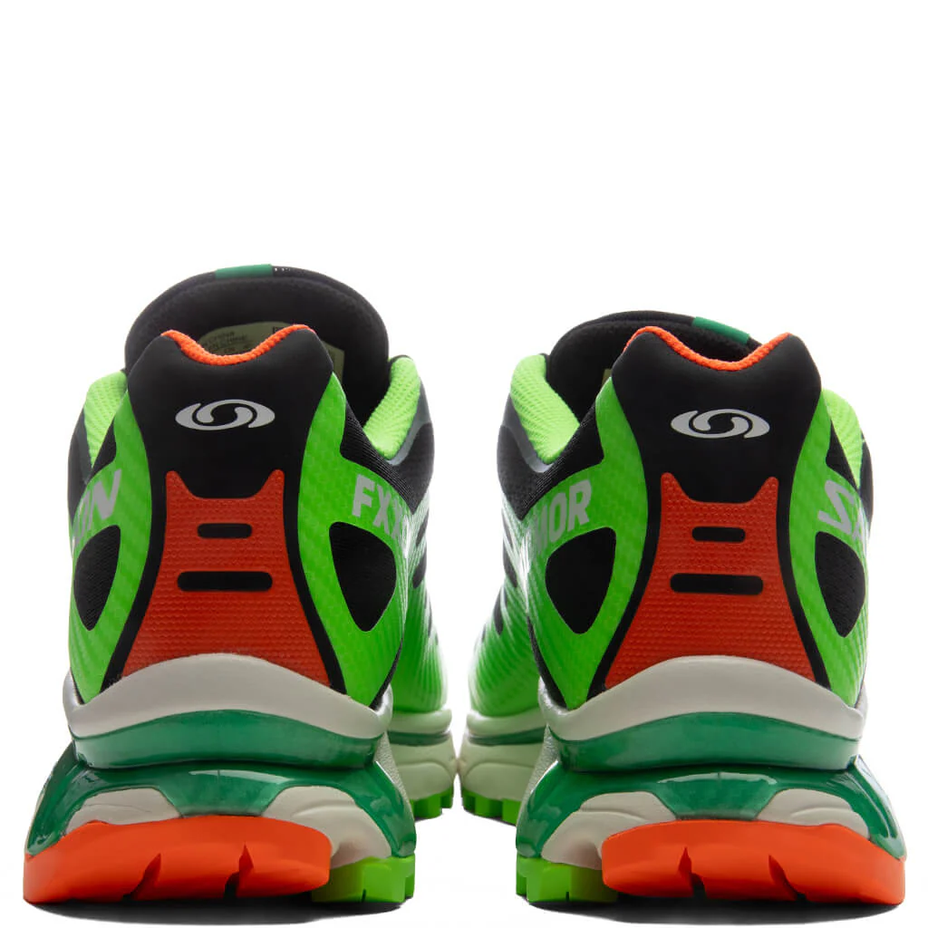 Salomon x Feid XT-4 OG Ferxxocalipsis - Black/Green Gecko/Shocking Orange - Image 6
