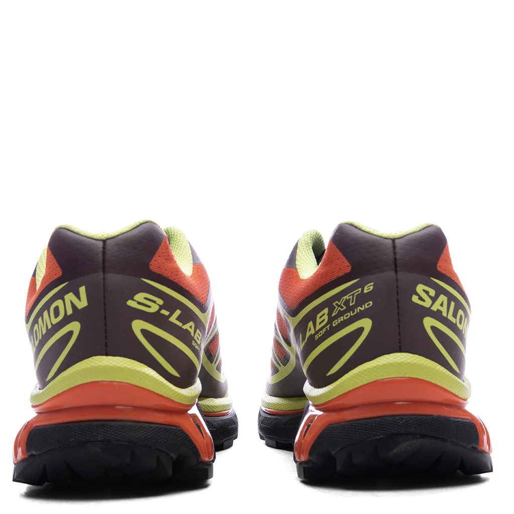 XT-6 - Red Orange/Sharp Green/Black - Image 4